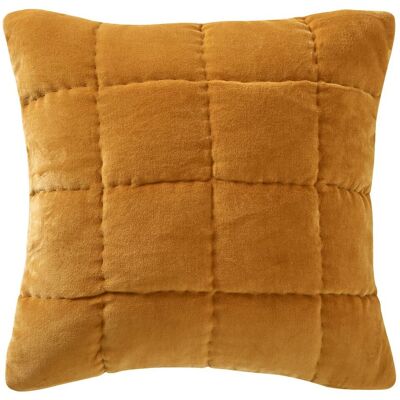 Becquet Housse de coussin en coton jaune ocre - VALOU 40 x 40 cm unisex - Publicité Becquet Housse de coussin en coton jaune ocre - VALOU 40 x 40 cm unisex - Publicité
