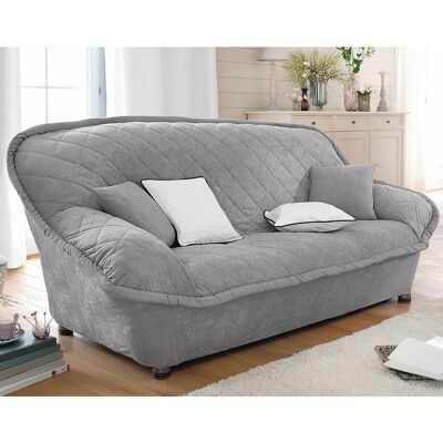 Becquet Lot de 2 housses coussin en microfibre - Gris 40 x 40 cm unisex - Publicité Becquet Lot de 2 housses coussin en microfibre - Gris 40 x 40 cm unisex - Publicité