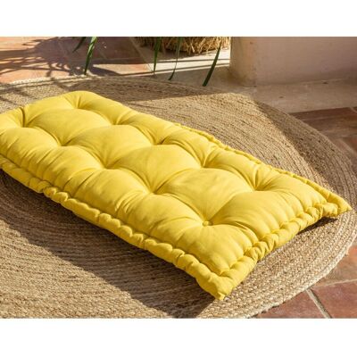 Becquet Futon en coton curry - BOUTONS 60 x 120 cm unisex - Publicité Becquet Futon en coton curry - BOUTONS 60 x 120 cm unisex - Publicité