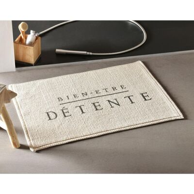 Becquet Tapis de bain BIEN ETRE - beige 60 x 60 cm unisex - Publicité Becquet Tapis de bain BIEN ETRE - beige 60 x 60 cm unisex - Publicité