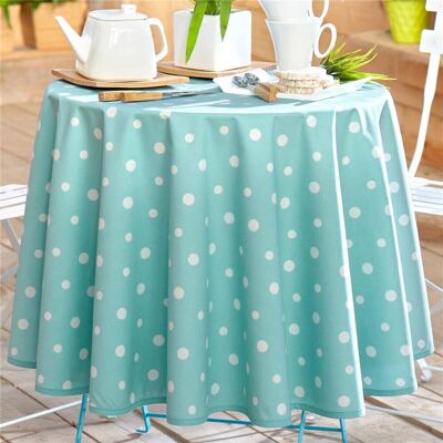 Becquet Nappe en coton enduit ZUMBA Bleu turquoise 150 x 200 cm unisex - Publicité Becquet Nappe en coton enduit ZUMBA Bleu turquoise 150 x 200 cm unisex - Publicité