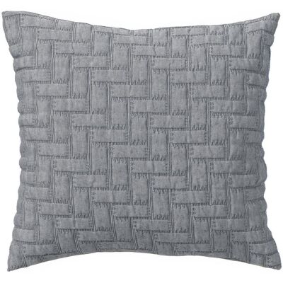 Becquet Housse de coussin, oreiller tissé en coton jacquard floqué CL.LADRI - gris perle 40 x 40 cm unisex - Publicité Becquet Housse de coussin, oreiller tissé en coton jacquard floqué CL.LADRI - gris perle 40 x 40 cm unisex - Publicité