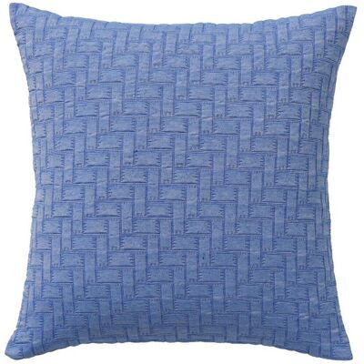 Becquet Housse de coussin, oreiller en coton tissé jacquard CL.LADRI Bleue 40 x 40 cm unisex - Publicité Becquet Housse de coussin, oreiller en coton tissé jacquard CL.LADRI Bleue 40 x 40 cm unisex - Publicité
