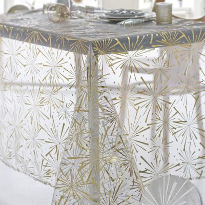 Calitex Nappe rectangle FESTIVES Stellina - Or 140 x 350 cm unisex - Publicité Calitex Nappe rectangle FESTIVES Stellina - Or 140 x 350 cm unisex - Publicité