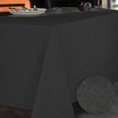 Calitex Nappe rectangulaire en coton chiné - gris anthracite 150 x 250 cm unisex - Publicité Calitex Nappe rectangulaire en coton chiné - gris anthracite 150 x 250 cm unisex - Publicité