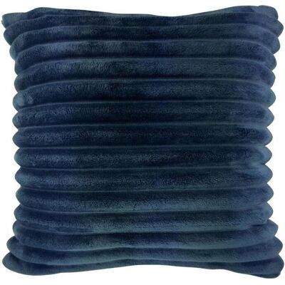 Becquet Housse de coussin en polyester bleu nuit - TENDRESSE 40 x 40 cm unisex - Publicité Becquet Housse de coussin en polyester bleu nuit - TENDRESSE 40 x 40 cm unisex - Publicité
