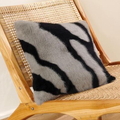 Becquet Housse de coussin en polyester noir - ZEBRU 40 x 40 cm unisex - Publicité Becquet Housse de coussin en polyester noir - ZEBRU 40 x 40 cm unisex - Publicité
