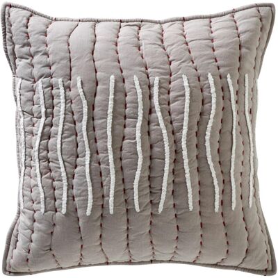 Becquet Housse de coussin en Coton Gris GUILLAUME 40 x 40 cm unisex - Publicité Becquet Housse de coussin en Coton Gris GUILLAUME 40 x 40 cm unisex - Publicité