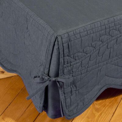 Becquet Housse cache-sommier en BOUTIS BAILLARG gris ficelle 140 x 190 cm unisex - Publicité Becquet Housse cache-sommier en BOUTIS BAILLARG gris ficelle 140 x 190 cm unisex - Publicité