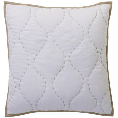 Becquet Housse de coussin en coton CLB.SEASEA - beige 40 x 40 cm unisex - Publicité Becquet Housse de coussin en coton CLB.SEASEA - beige 40 x 40 cm unisex - Publicité