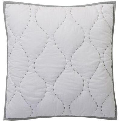 Becquet Housse de coussin en coton CLB.SEASEA - bleu grisé 40 x 40 cm unisex - Publicité Becquet Housse de coussin en coton CLB.SEASEA - bleu grisé 40 x 40 cm unisex - Publicité