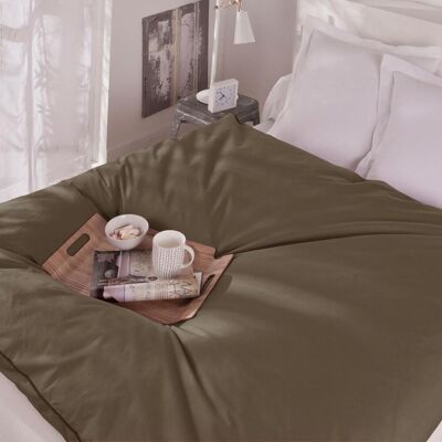 Becquet Édredon chaud marron chocolat - PLUMONS BER 90 x 150 cm unisex - Publicité Becquet Édredon chaud marron chocolat - PLUMONS BER 90 x 150 cm unisex - Publicité