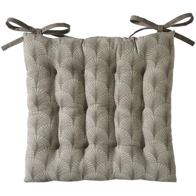 Becquet Galette de chaise carrée ARTY - beige ficelle 40 x 40 cm unisex - Publicité Becquet Galette de chaise carrée ARTY - beige ficelle 40 x 40 cm unisex - Publicité