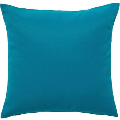 Becquet Housse de coussin bleu orage uni - TOILE D'EXTÉRIEUR 40 x 40 cm unisex - Publicité Becquet Housse de coussin bleu orage uni - TOILE D'EXTÉRIEUR 40 x 40 cm unisex - Publicité
