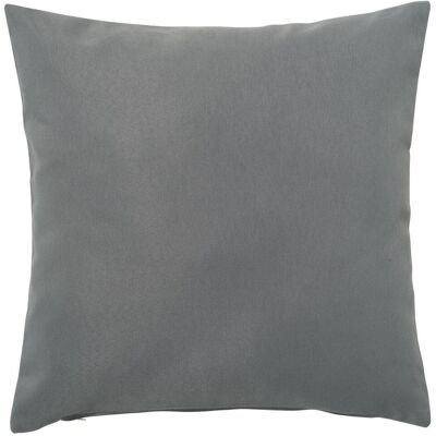 Becquet Housse de coussin gris uni - TOILE D'EXTÉRIEUR 40 x 40 cm unisex - Publicité Becquet Housse de coussin gris uni - TOILE D'EXTÉRIEUR 40 x 40 cm unisex - Publicité