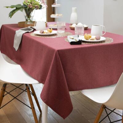 Becquet Nappe en polyester recyclé BROMENAP - rouge bordeaux Ovale - 180 x 240 cm unisex - Publicité Becquet Nappe en polyester recyclé BROMENAP - rouge bordeaux Ovale - 180 x 240 cm unisex - Publicité