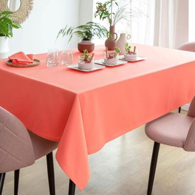 Becquet Nappe de table LONA - orange corail 150 x 250 cm unisex - Publicité Becquet Nappe de table LONA - orange corail 150 x 250 cm unisex - Publicité