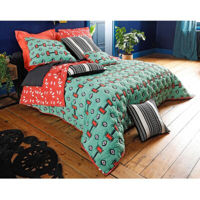 Becquet Housse de coussin MAKO - vert 40 x 40 cm unisex - Publicité Becquet Housse de coussin MAKO - vert 40 x 40 cm unisex - Publicité