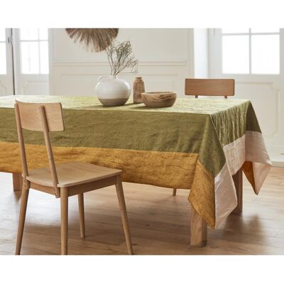 Nydel Nappe en Taffetas Froissé AMBIANCE - Kaki 170 x 250 cm unisex - Publicité Nydel Nappe en Taffetas Froissé AMBIANCE - Kaki 170 x 250 cm unisex - Publicité