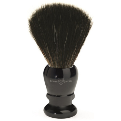 Edwin Jagger Blaireau de Rasage avec Poignée en Plastique Imitation Ébène et Fibres Synthétiques Noires unisex - Publicité Edwin Jagger Blaireau de Rasage avec Poignée en Plastique Imitation Ébène et Fibres Synthétiques Noires unisex - Publicité