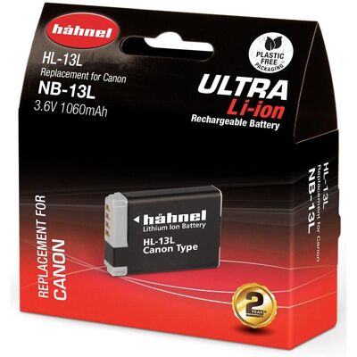 Hähnel HL-13L Ultra - Canon NB-13L - Batterie Appareil Photo - Publicité Hähnel HL-13L Ultra - Canon NB-13L - Batterie Appareil Photo - Publicité