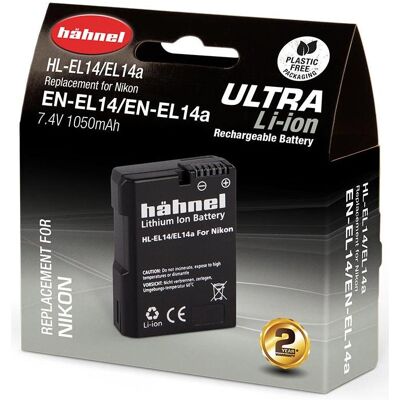 Hähnel HL-EL14/EL14a Ultra - Nikon EN-EL14/EL14a - Publicité Hähnel HL-EL14/EL14a Ultra - Nikon EN-EL14/EL14a - Publicité