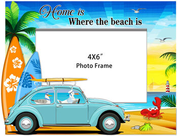Cadres photo Signes Grimalt Cadre Photo De Plage Bleu
