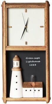 Horloges Signes Grimalt Horloge Murale Avec Phare Marron