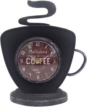 Horloges Signes Grimalt Horloge De Tasse De Café Vintage Noir