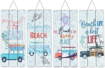Statuettes et figurines Signes Grimalt Plaque Murale De Surf 4 Dif Multicolore