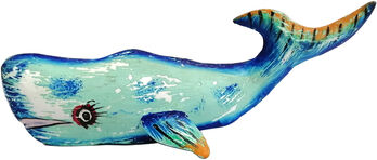 Statuettes et figurines Signes Grimalt Baleine Vert