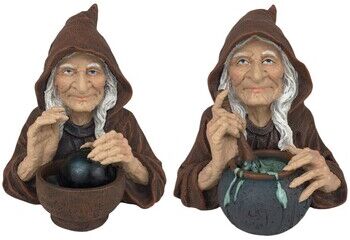 Statuettes et figurines Signes Grimalt Sorcière 2U Marron
