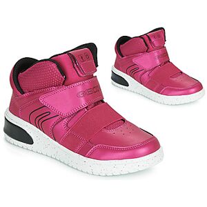 Baskets montantes enfant Geox J XLED GIRL Rose - Publicité Baskets montantes enfant Geox J XLED GIRL Rose - Publicité