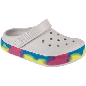 Chaussons enfant Crocs Off Court Glitter Band Kids Clog Gris - Publicité Chaussons enfant Crocs Off Court Glitter Band Kids Clog Gris - Publicité