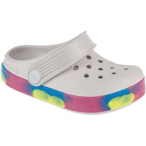 Chaussons enfant Crocs Off Court Glitter Band Clog T Gris - Publicité Chaussons enfant Crocs Off Court Glitter Band Clog T Gris - Publicité