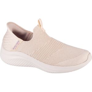 Baskets basses Skechers Slip-Ins Ultra Flex 3.0 Smooth Step Beige - Publicité Baskets basses Skechers Slip-Ins Ultra Flex 3.0 Smooth Step Beige - Publicité