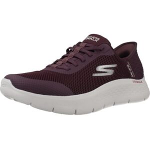 Baskets basses Skechers SLIP-INS GO WALK FLEX Bordeaux - Publicité Baskets basses Skechers SLIP-INS GO WALK FLEX Bordeaux - Publicité