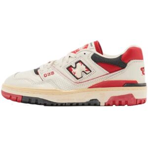 Baskets basses New Balance 550 Vintage Red Blanc - Publicité Baskets basses New Balance 550 Vintage Red Blanc - Publicité