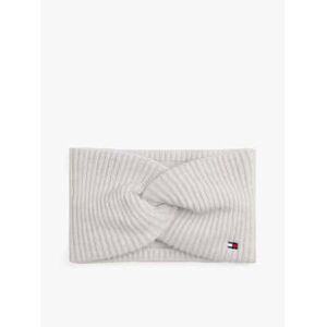Bonnet Tommy Hilfiger Bandeau gris en laine Gris