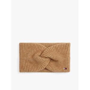 Bonnet Tommy Hilfiger Bandeau beige en laine Beige
