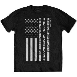 T-shirt Malcolm X Freedom Noir