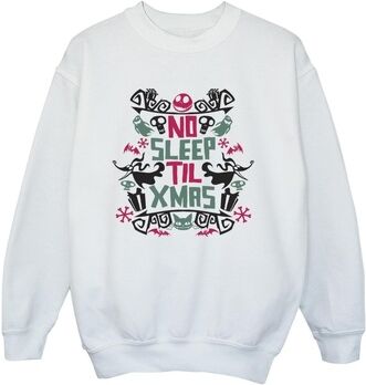 Sweat-shirt enfant Disney The Nightmare Before Christmas No Sleep Til Xmas Blanc