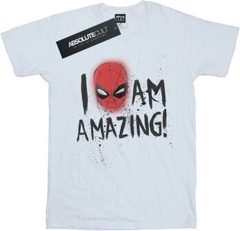 T-shirt enfant Marvel I Am Amazing Blanc