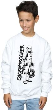 Sweat-shirt enfant Disney The Mandalorian Blanc