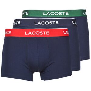 Boxers Lacoste 5H3401-HY0 X3 Bleu - Publicité Boxers Lacoste 5H3401-HY0 X3 Bleu - Publicité