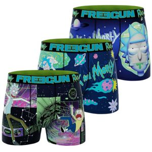 Boxers Freegun Lot de 3 boxers homme Rick Morty Bleu