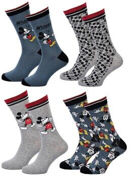 Chaussettes Disney Chaussettes Pack Cadeaux Homme MICKEY Pack 4 Paires MICK24 Multicolore
