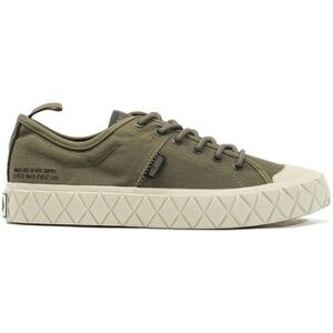 Derbies Palladium Baskets Vert - Publicité Derbies Palladium Baskets Vert - Publicité