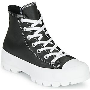 Baskets montantes Converse CHUCK TAYLOR ALL STAR LUGGED LEATHER HI Noir - Publicité Baskets montantes Converse CHUCK TAYLOR ALL STAR LUGGED LEATHER HI Noir - Publicité