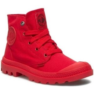 Bottines Palladium Chaussures Rouge - Publicité Bottines Palladium Chaussures Rouge - Publicité
